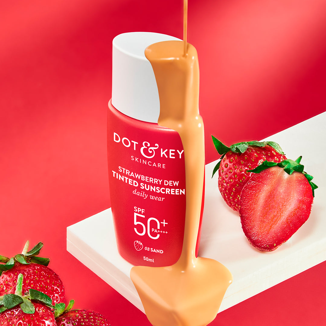 Dot & Key Strawberry Dew Tinted Sunscreen SPF50 PA++++ 03 Sand 50ml