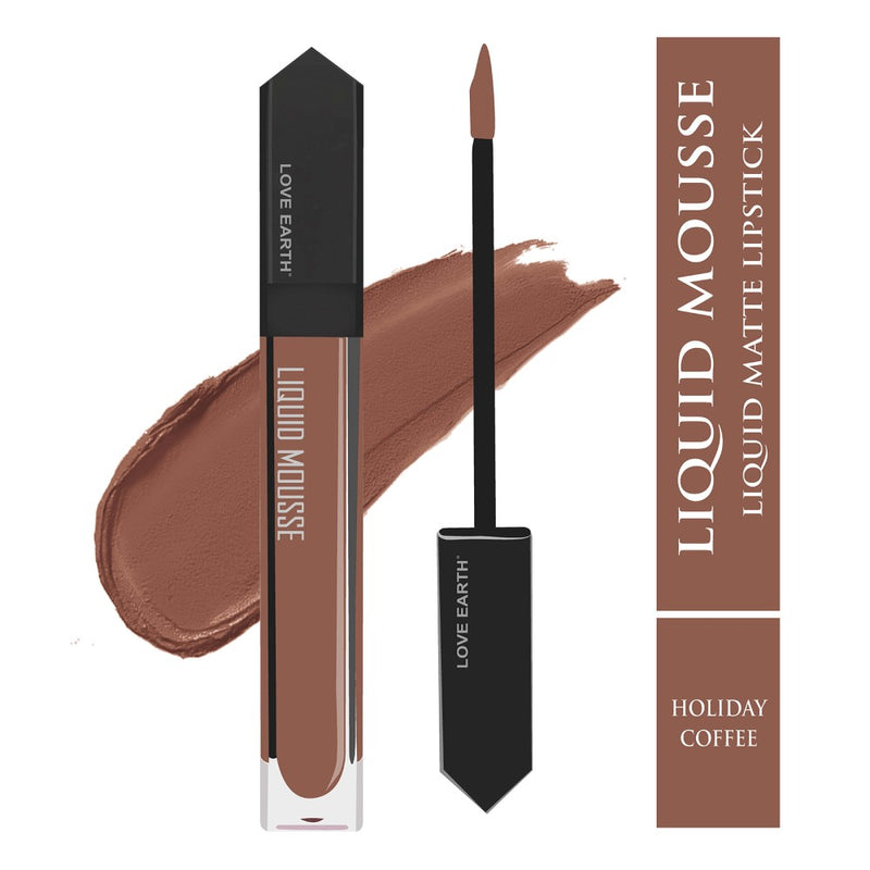 Love Earth LIQUID LIPSTICK - HOLIDAY COFFEE