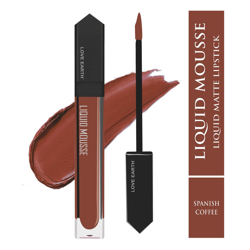 Love Earth LIQUID LIPSTICK - SPANISH COFFEE