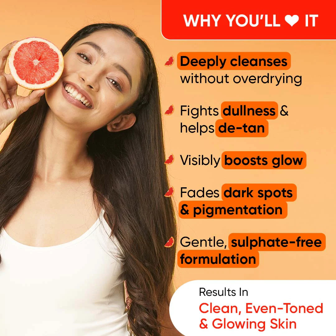 dot & key vitamin c + e super bright gel facewash 100ml