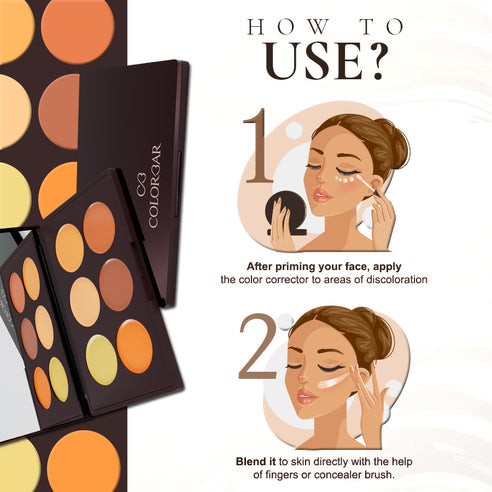 Colorbar - 24Hrs Wear Concealer Palette - Light Medium