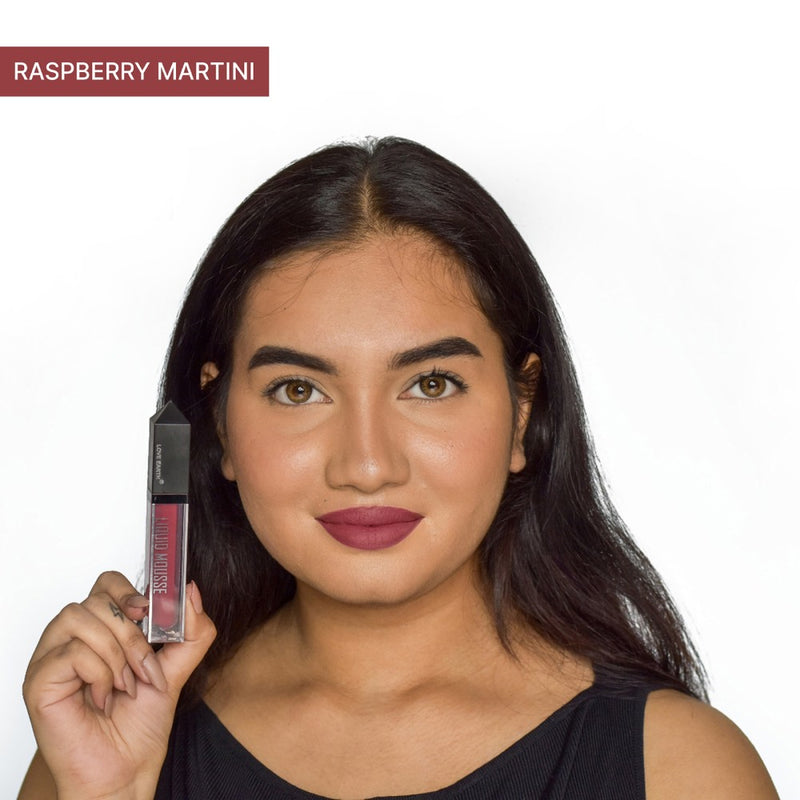 Love Earth LIQUID LIPSTICK - RASPBERRY MARTINI