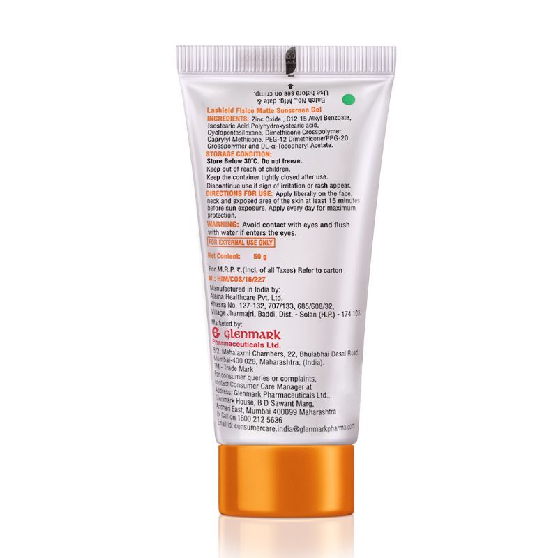 La Shield Fisico Matte Sunscreen Gel SPF 50+ PA+++