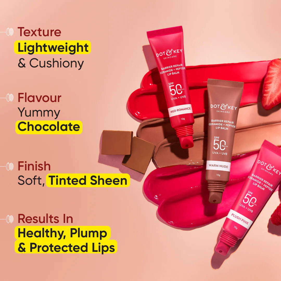 DOT & KEY BARRIER REPAIR CERAMIDE + PEPTIDE LIP BALM COCA