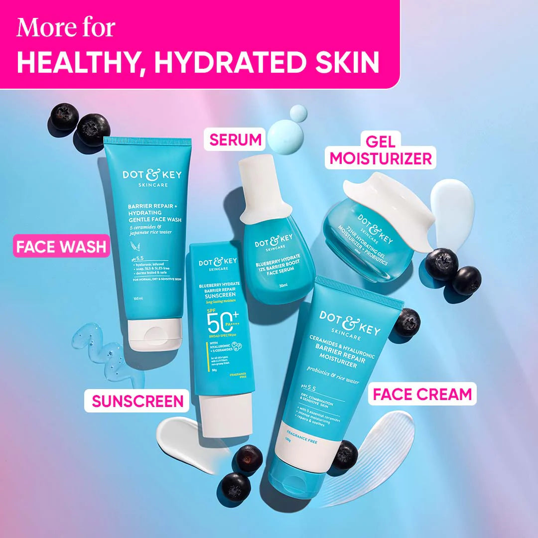 dot & key barrier repair hydrating gentle facewash 100ml