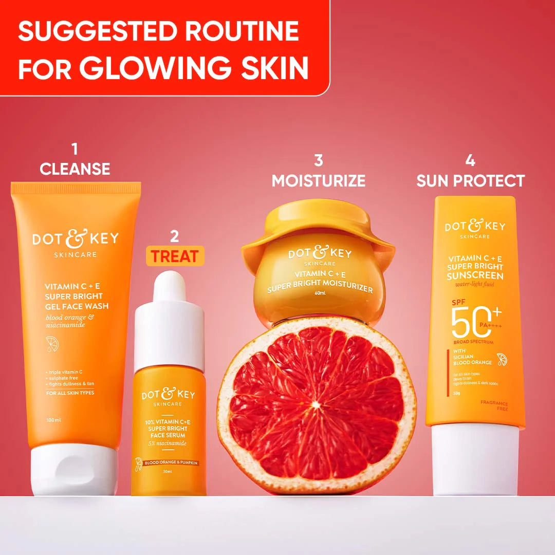 DOT & KEY 10% VITAMIN C + E SUPER BRIGHT FACE SERUM 30ML