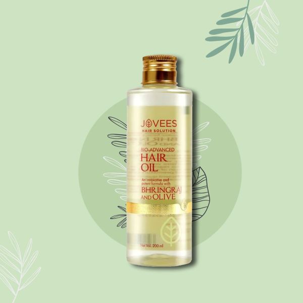 Jovees Bringraj & Olive Bio- Advanced Hair Oil | For Dry & Damaged Hair