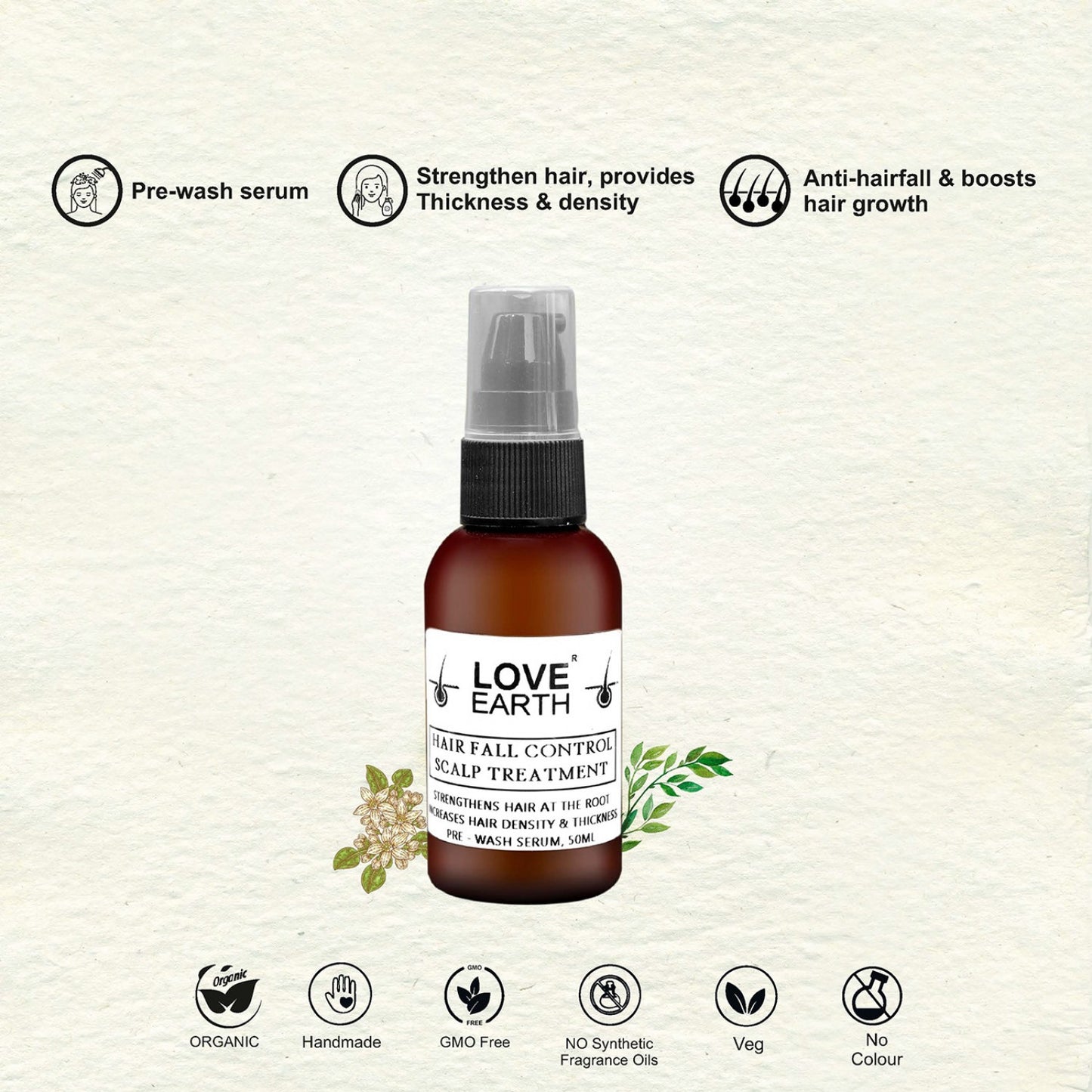 Love Earth Hairfall Control Scalp Treatment - 50ML