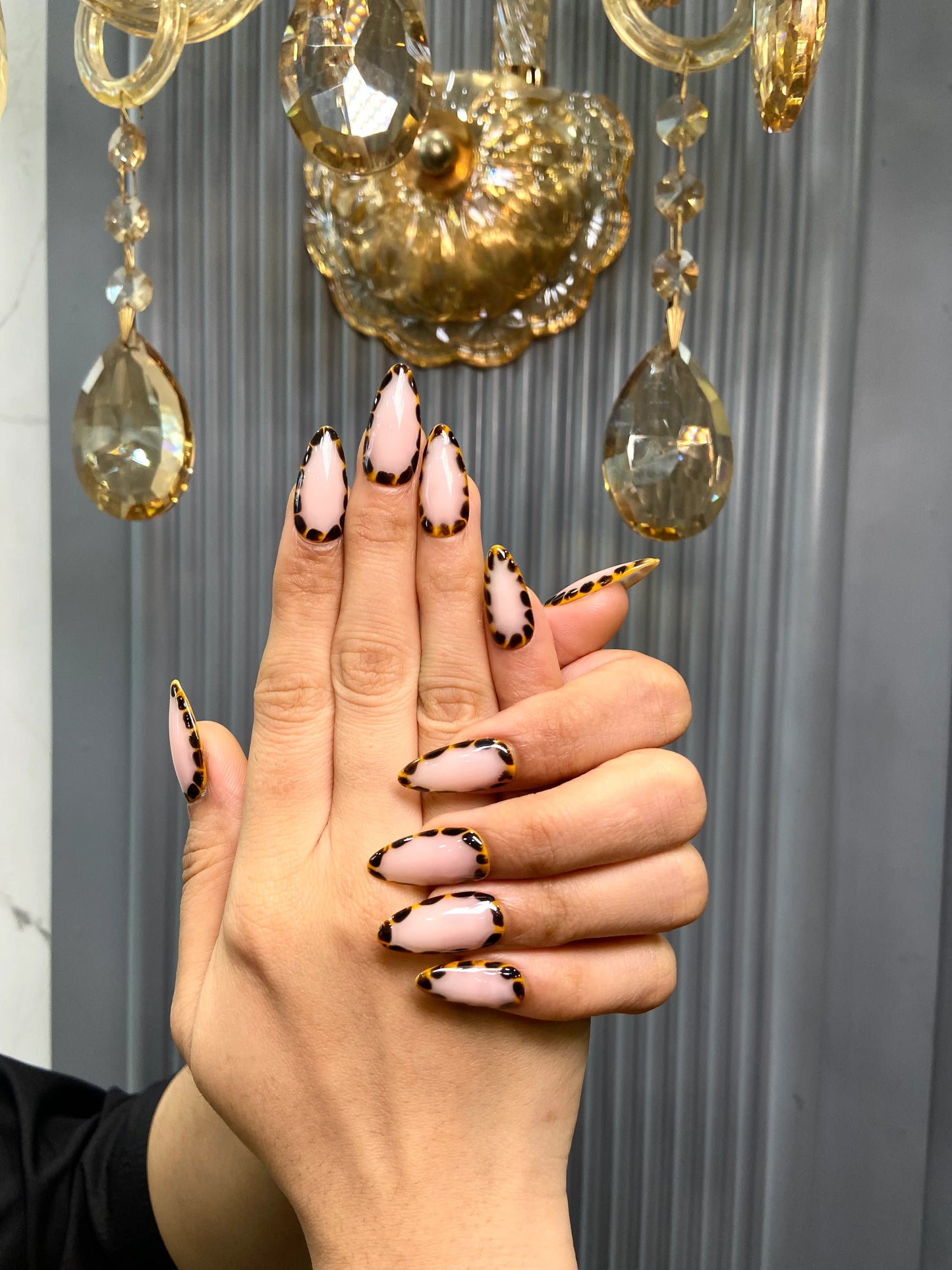 SOFT ANIMAL PRINT - Short almond