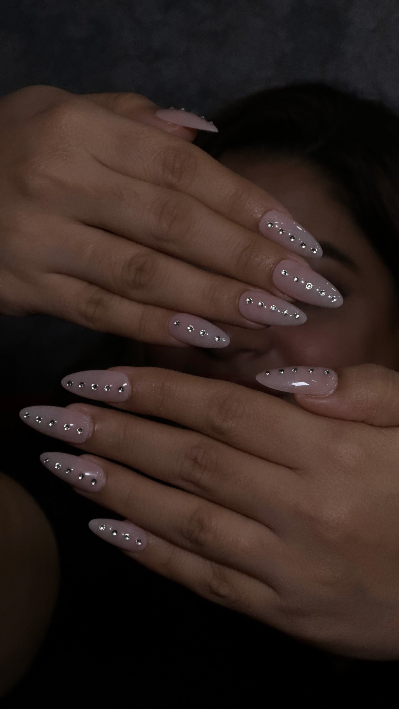 Crystal Lines-Almond Shape