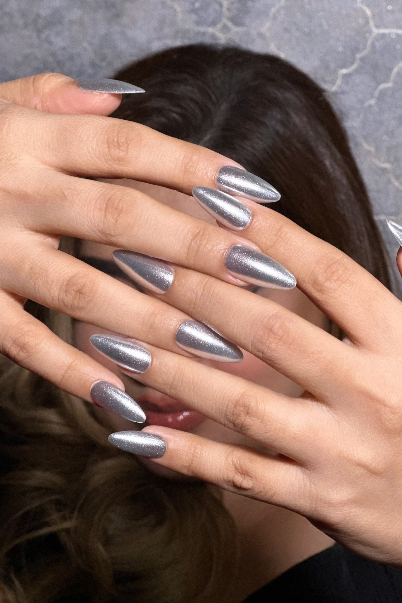 Mirror Chrome - Almond Shape