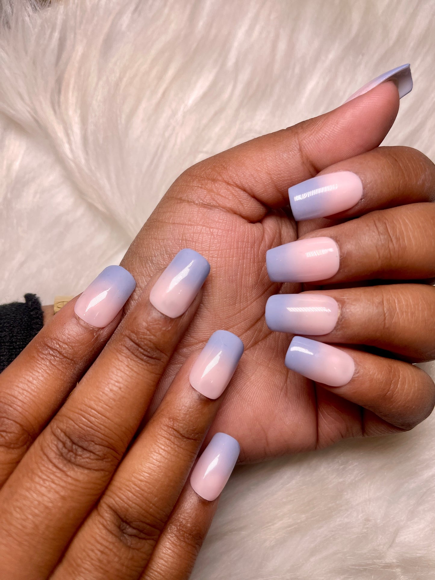 Blue Ombre - Short Square