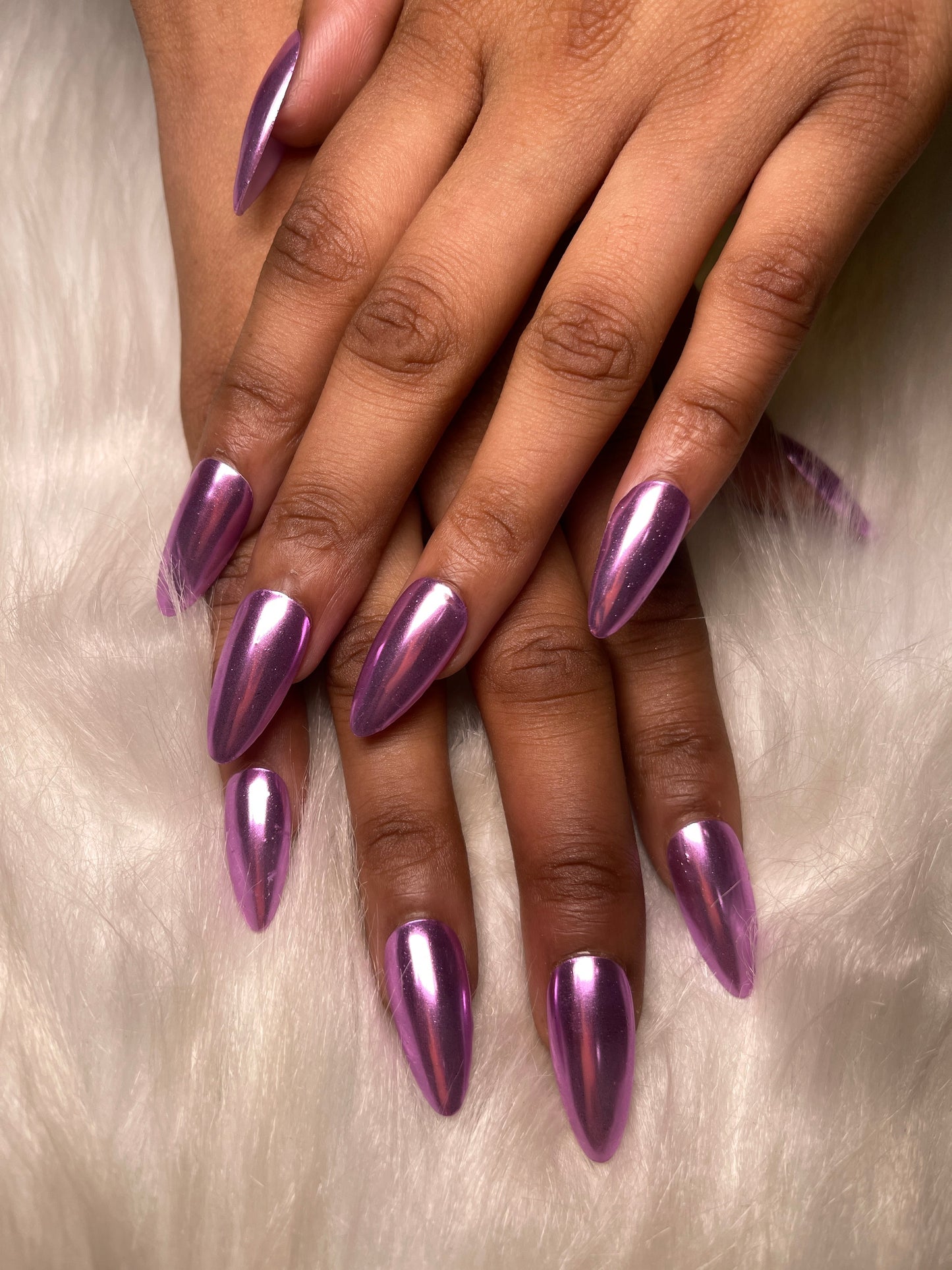 Purple Chrome - Short Almond