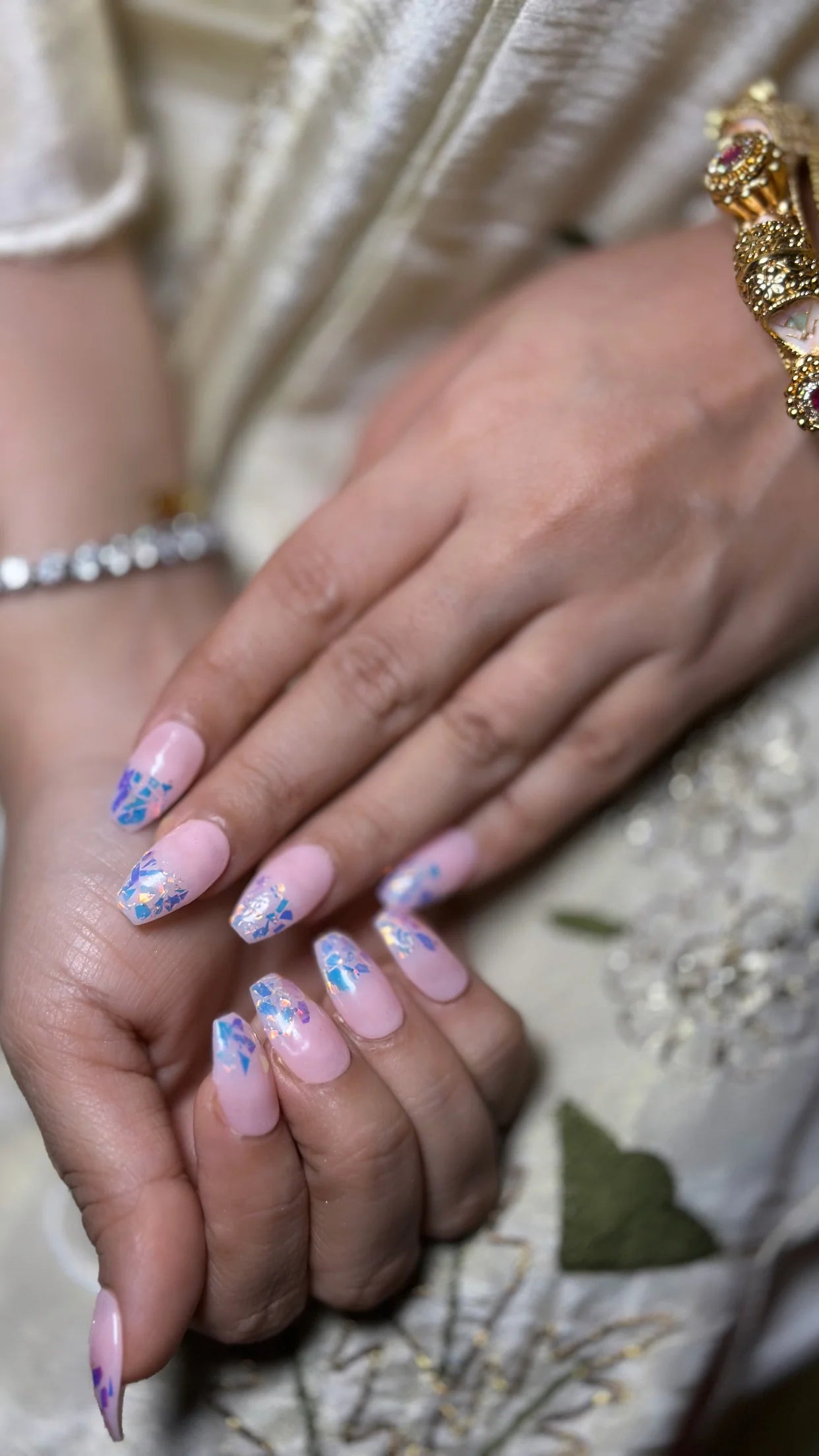 pink miller nails