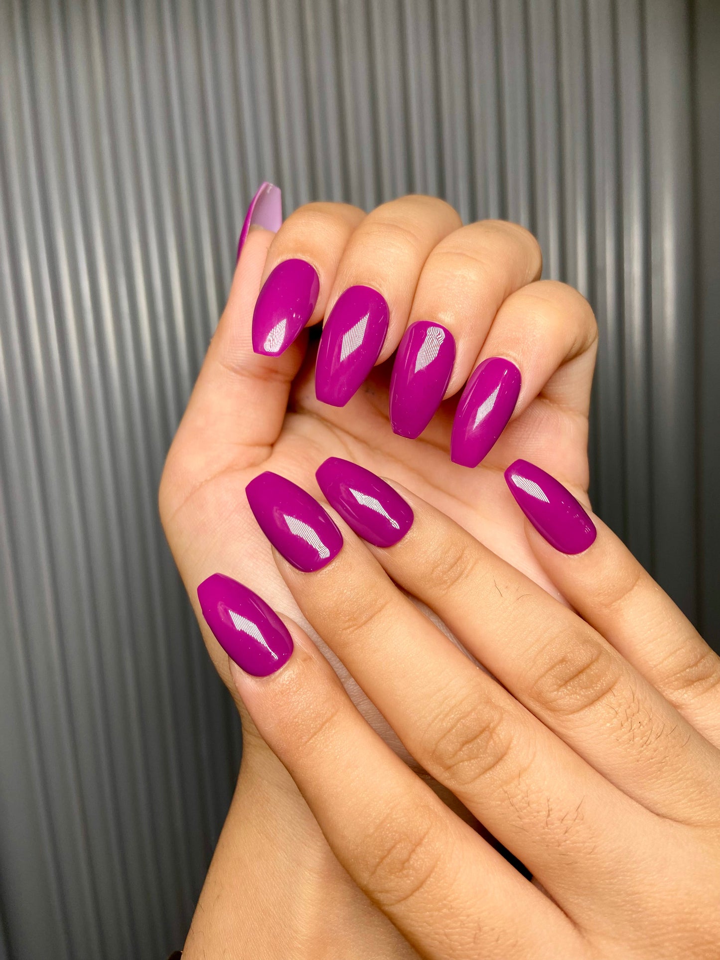 Wine Purple Nails