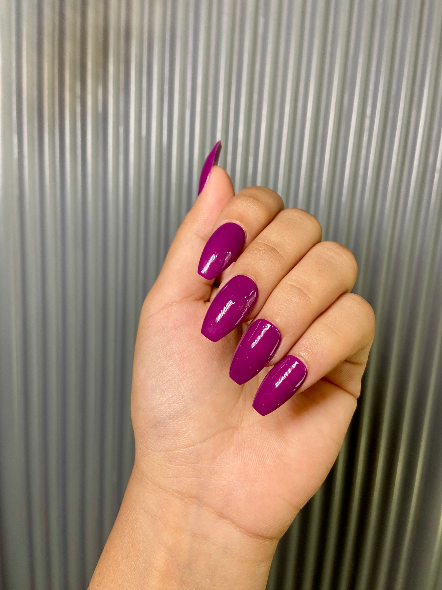 Wine Purple Nails
