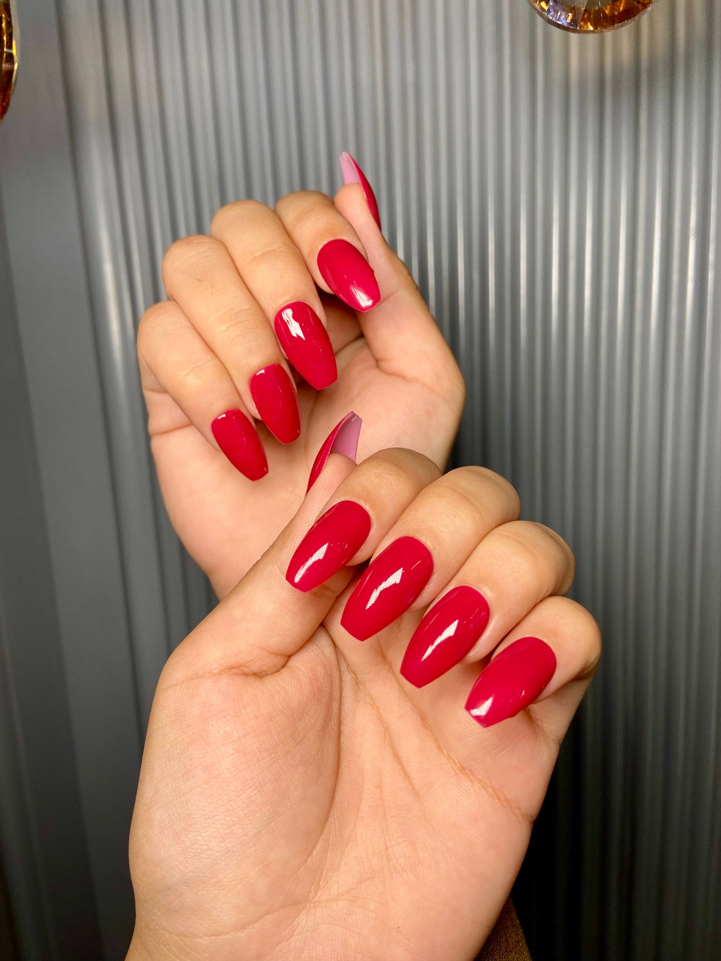 Classic Red Nails