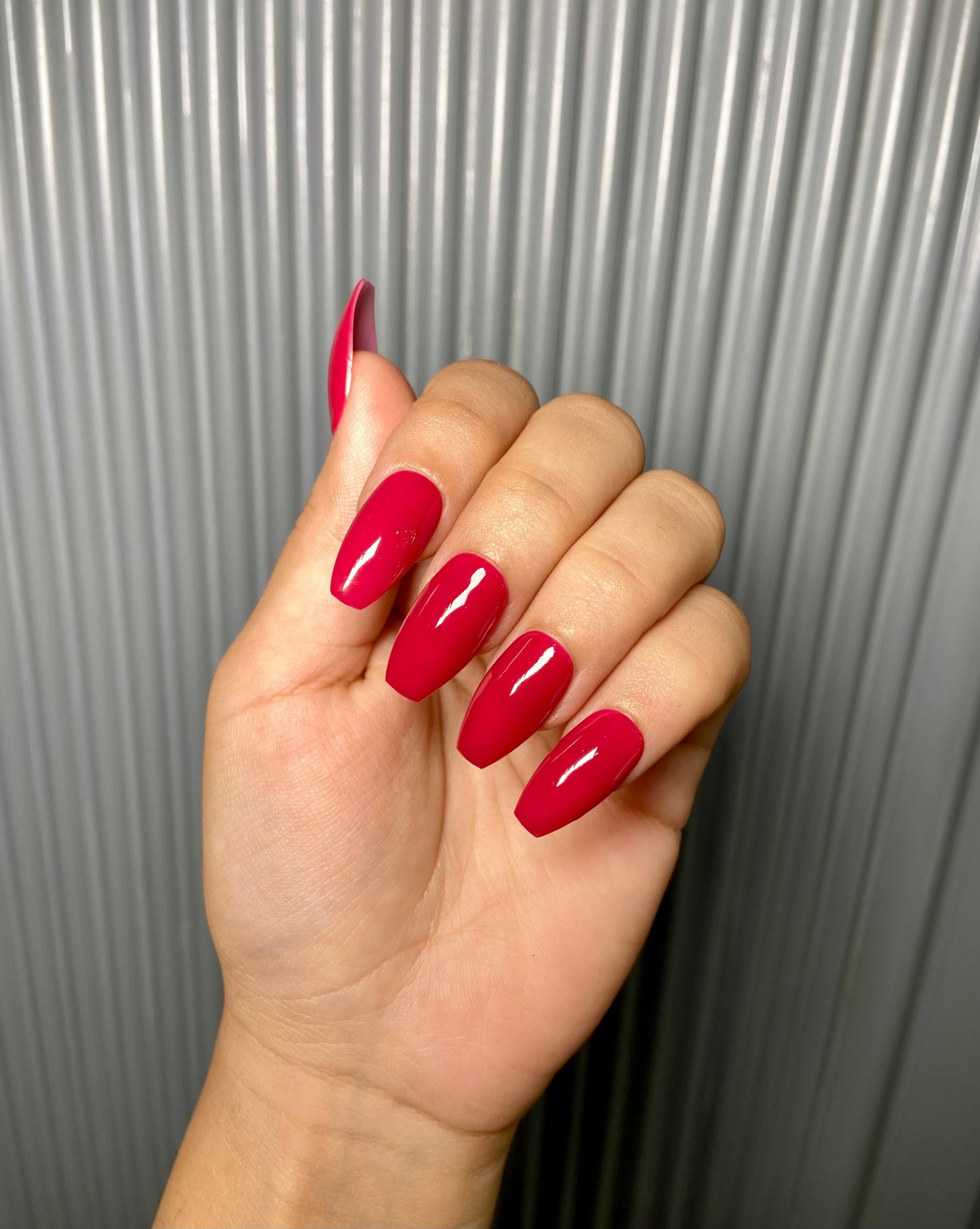 Classic Red Nails