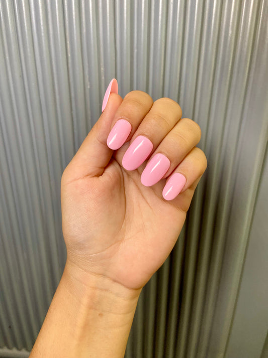 barbie pink nails