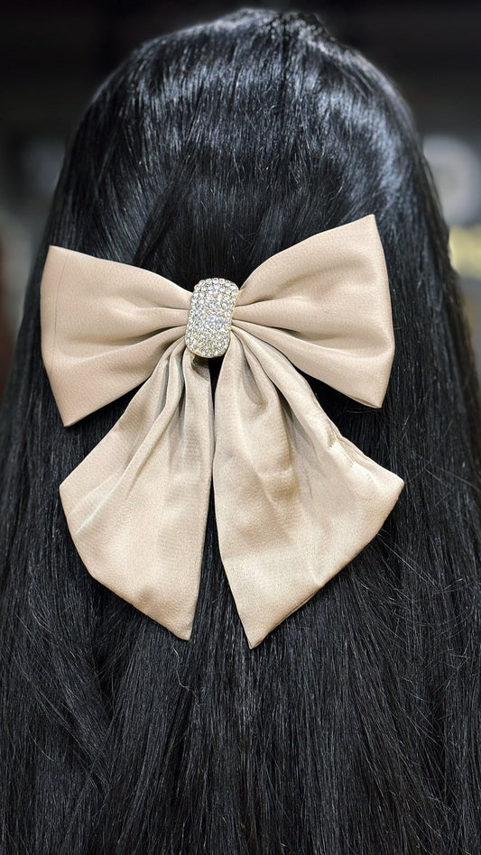 Beige Bow