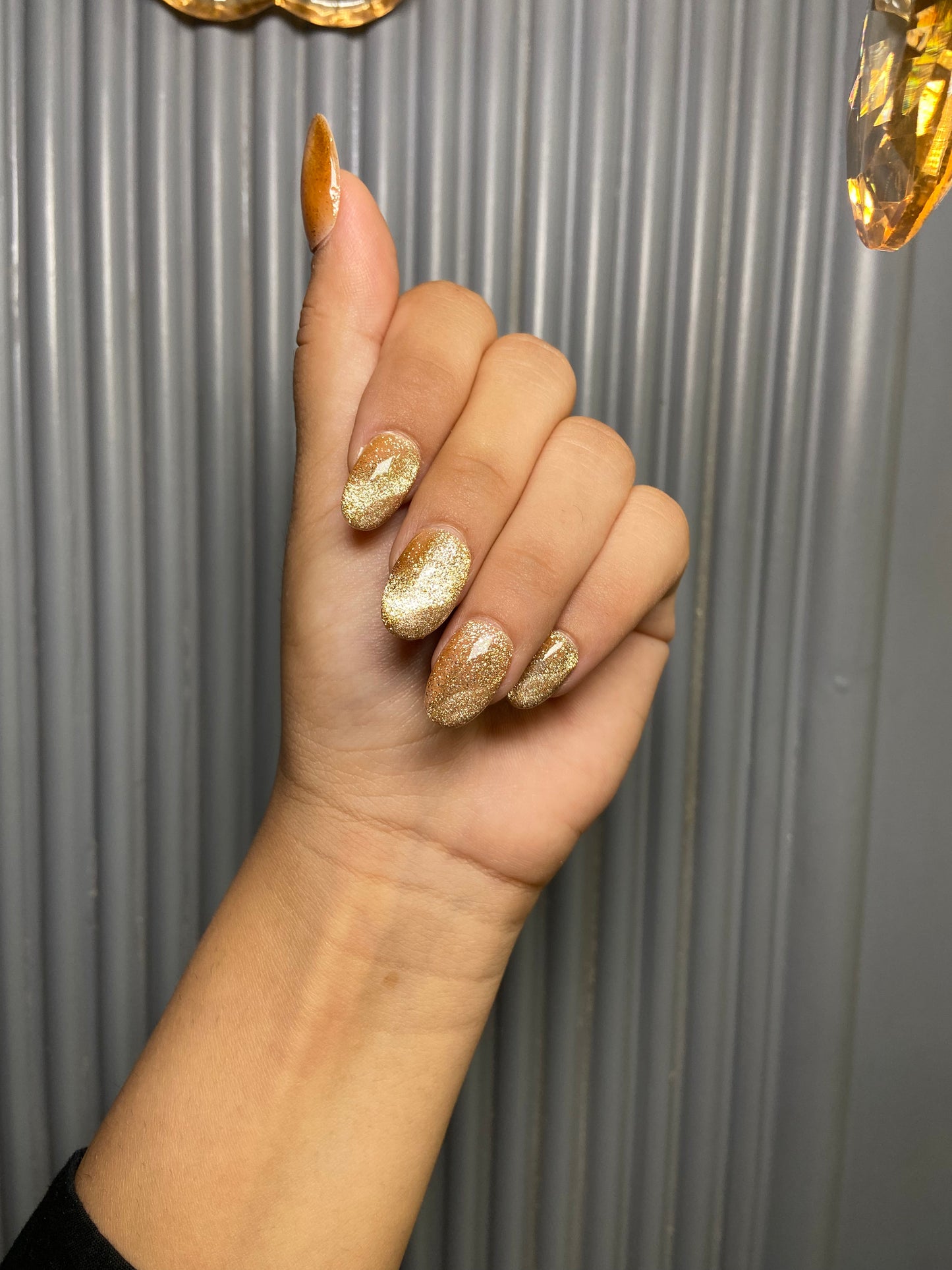 Gold Cateye - Oval