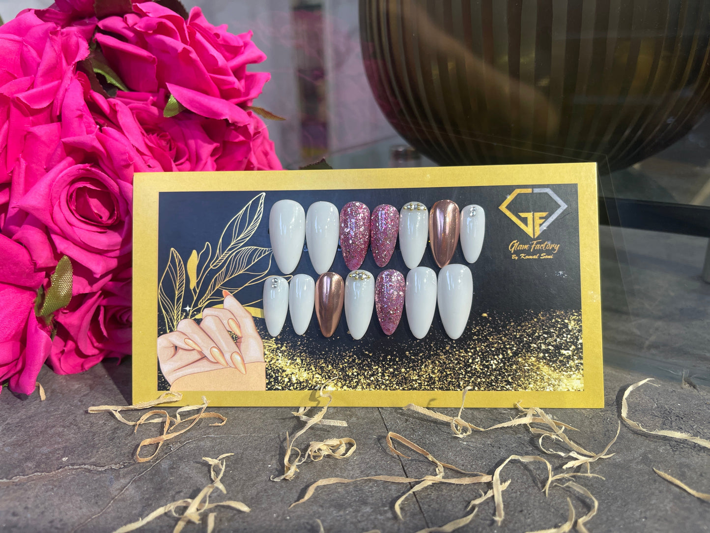 Radiant Rose - Short Almond