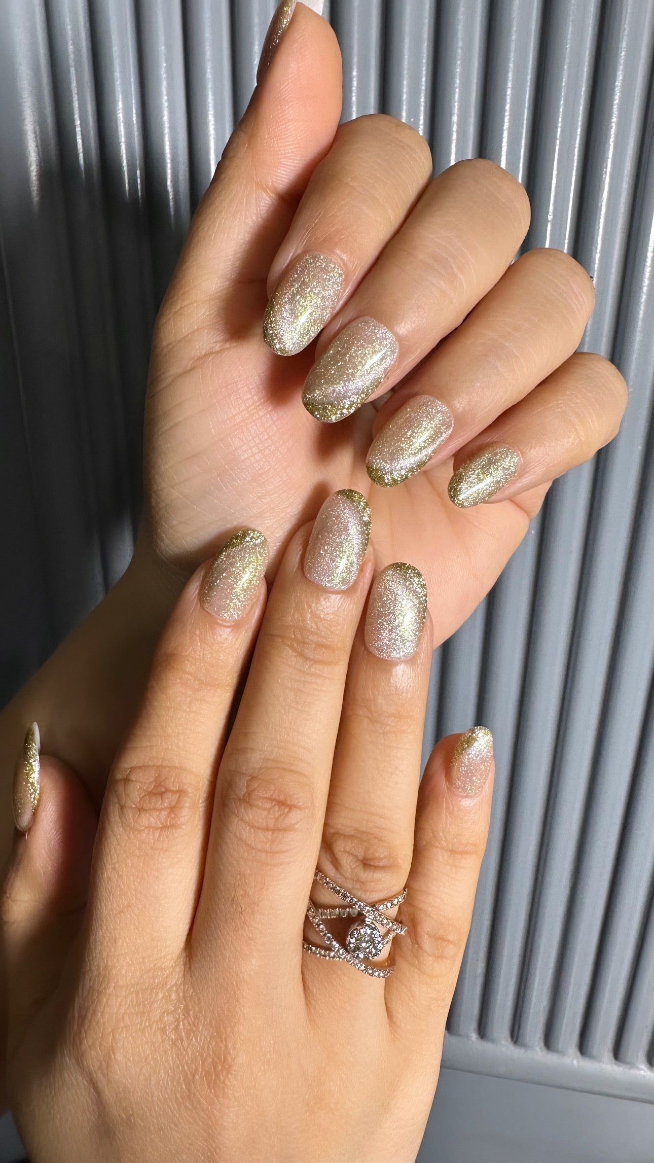 Gold Cateye - Oval