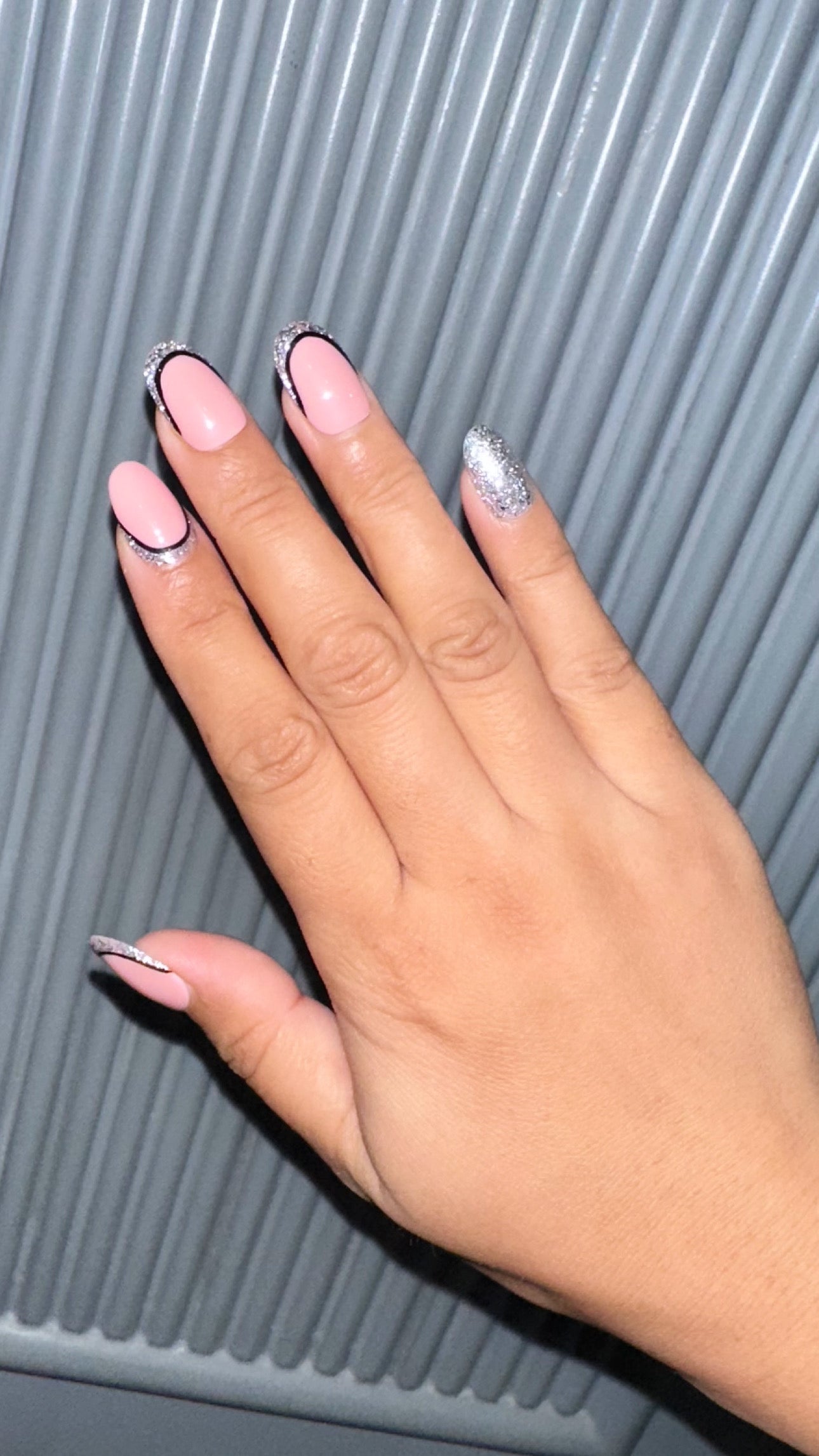 Glitter French Beauty - Oval