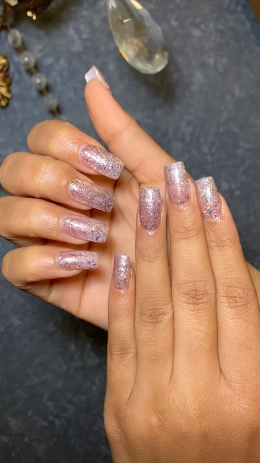 Glitter Glow - Medium Square