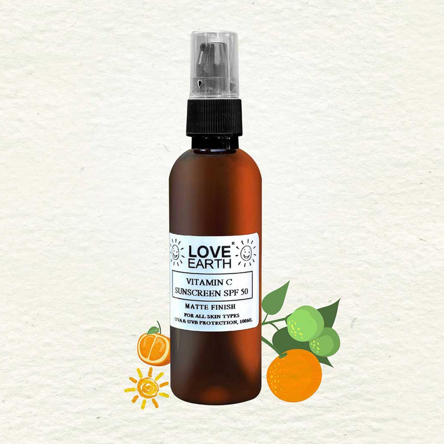 Love Earth Vitamin C Sunscreen Spf 50 - 50ML