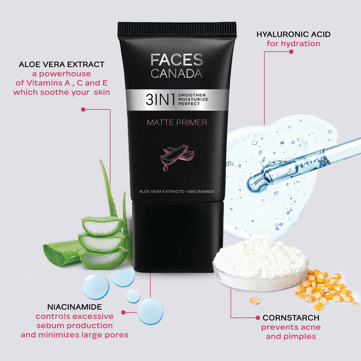 Faces Canada 3 in 1 Matte Primer