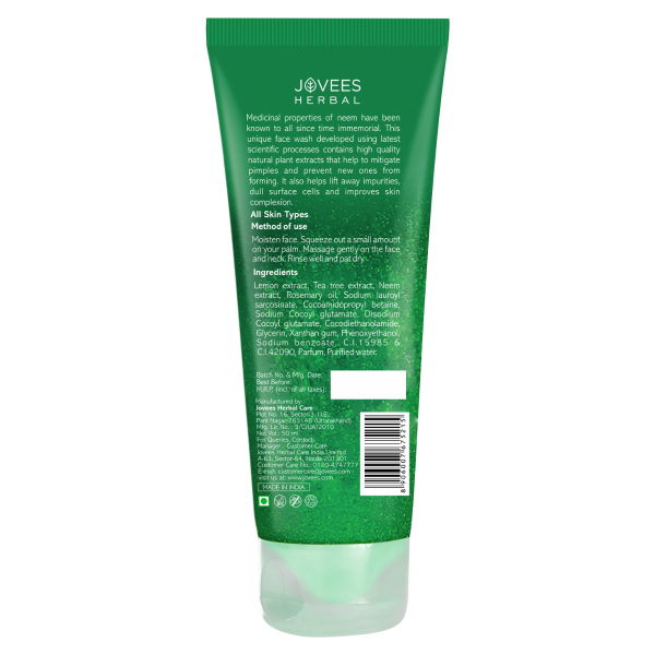 Jovees Natural Neem Face Wash - 120ML