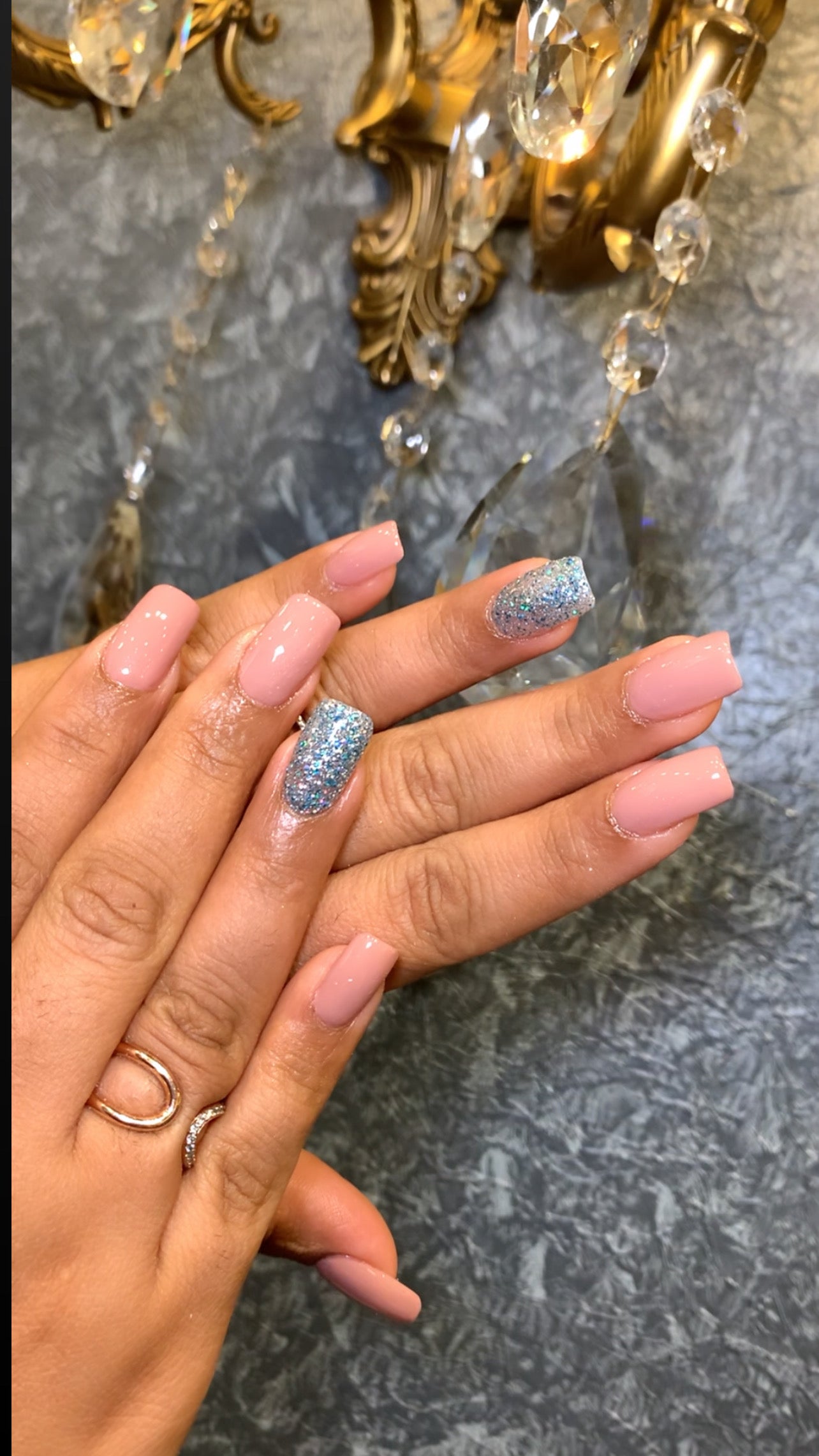 Nude starlight-Medium square