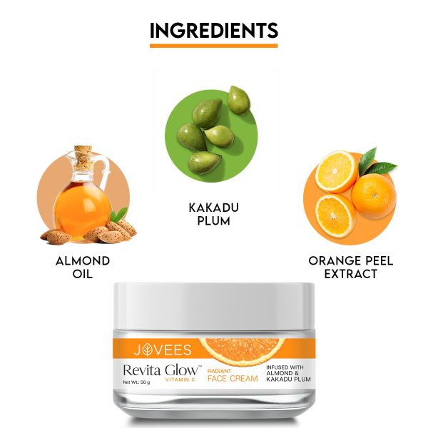 Jovees Revita Glow Vitamin C Face Cream - 50g