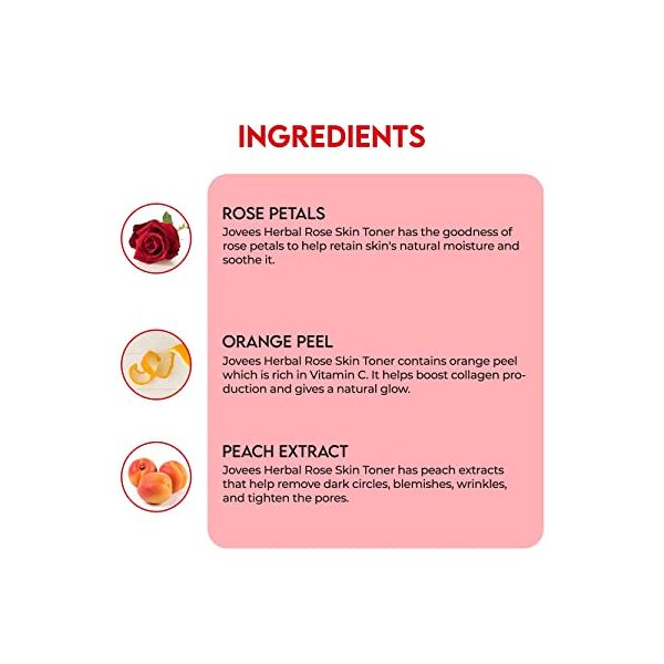 Jovees Rose Skin Toner - 100ML