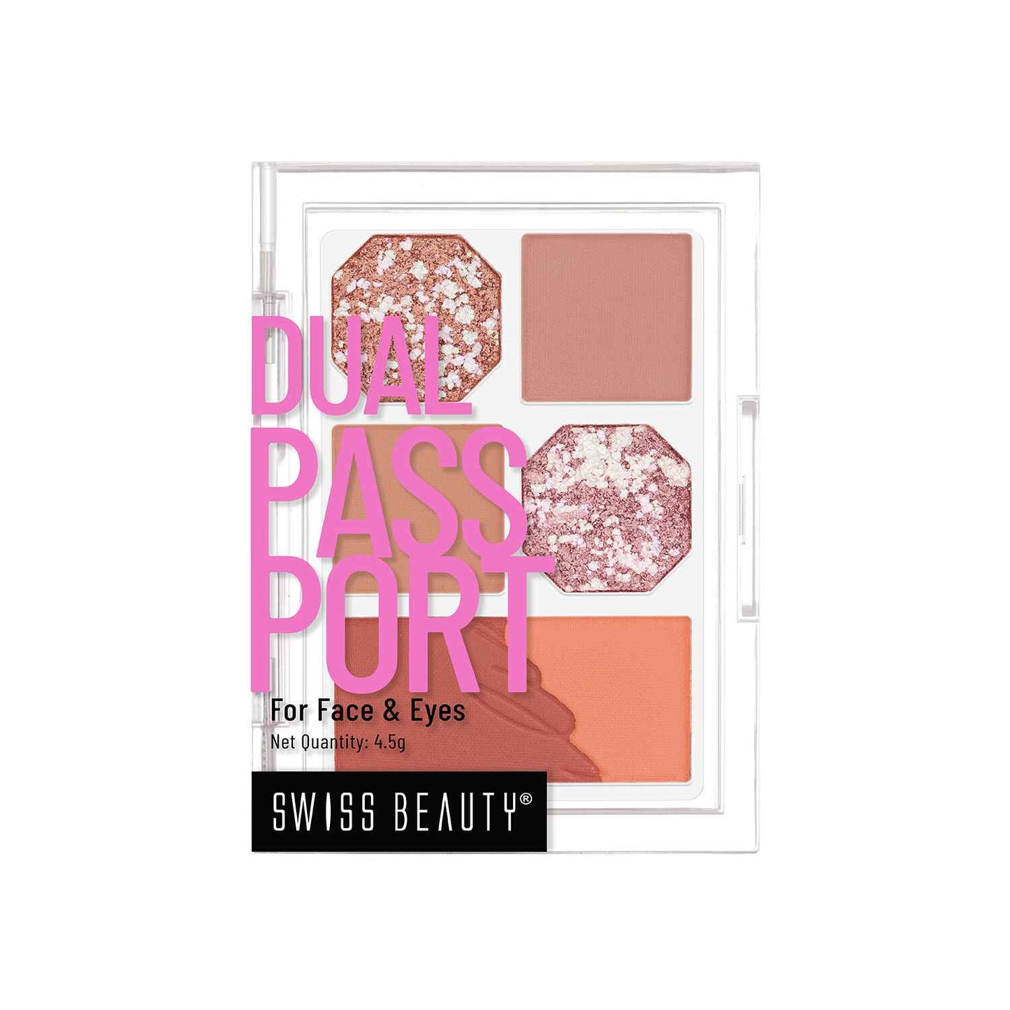 Swiss Beauty DUAL PASSPORT EYESHADOW PALETTE