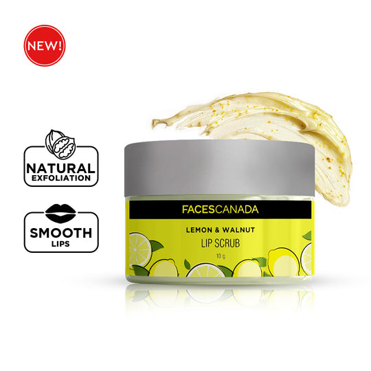 Facescanada Lemon & Walnut Lip Scrub