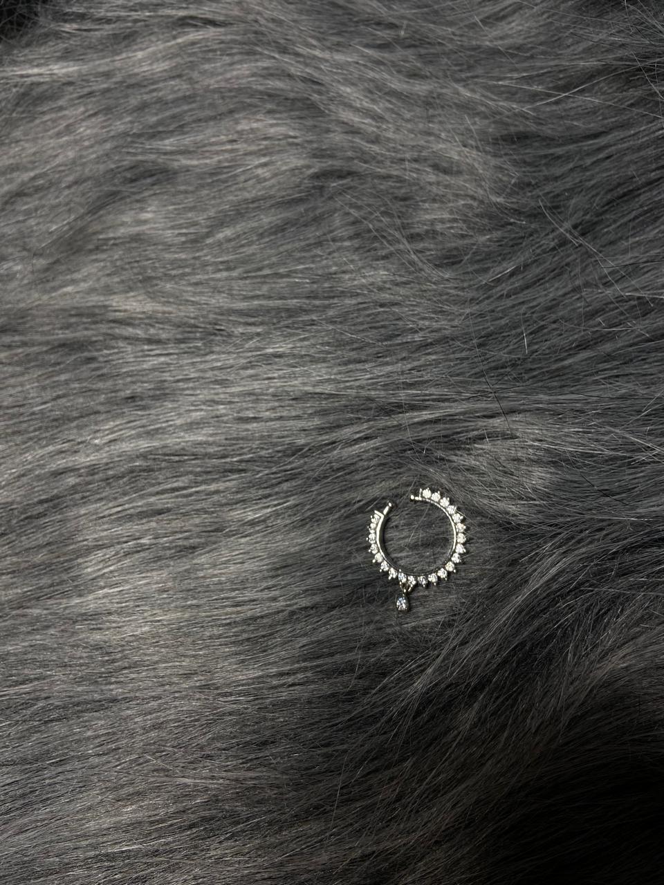 AD Silver Nosepin