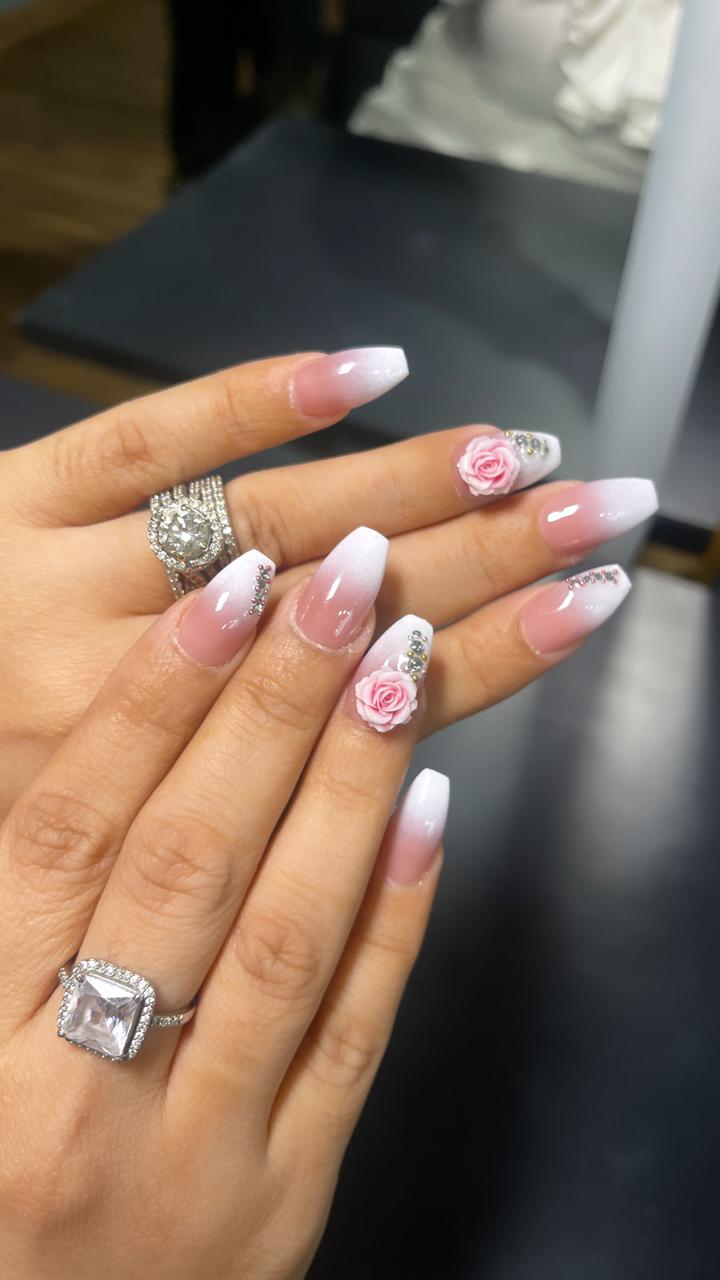 Ombre Flower - Ballerina