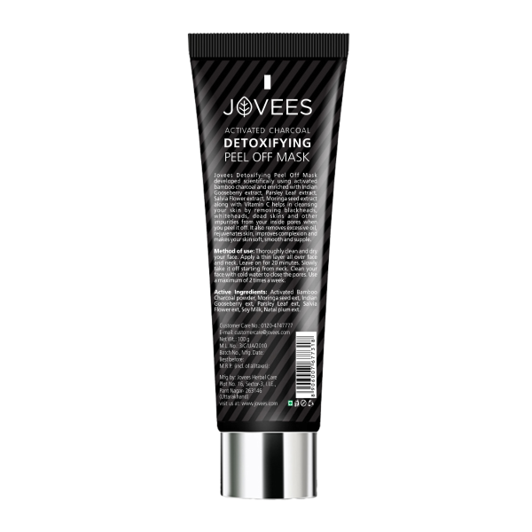 Jovees Activated Charcoal Detoxofying Peel Off Mask - 100g