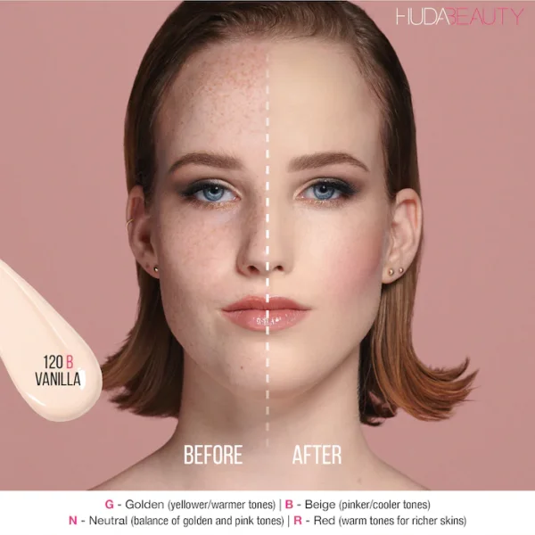 HUDA BEAUTY FAUXFILTER FULL COVERAGE MATTE FOUNDATION (35ML)