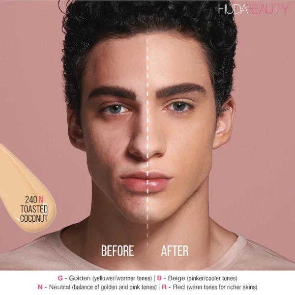 HUDA BEAUTY FAUXFILTER FULL COVERAGE MATTE FOUNDATION (35ML)
