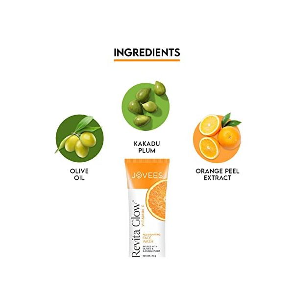 Jovees Revitta Glow Rejuvenating Face Wash - 75g