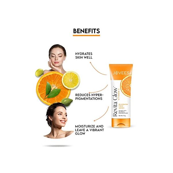 Jovees Revitta Glow Rejuvenating Face Wash - 75g