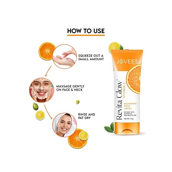 Jovees Revitta Glow Rejuvenating Face Wash - 75g