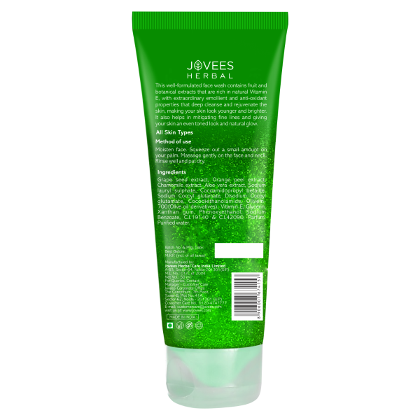 Jovees Grape Fairness Facewash - 120ML