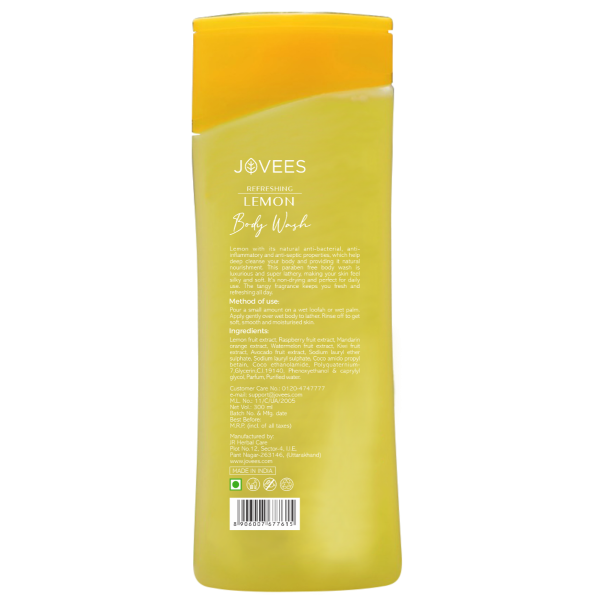 Jovees Refreshing Lemon Body Wash - 300ML
