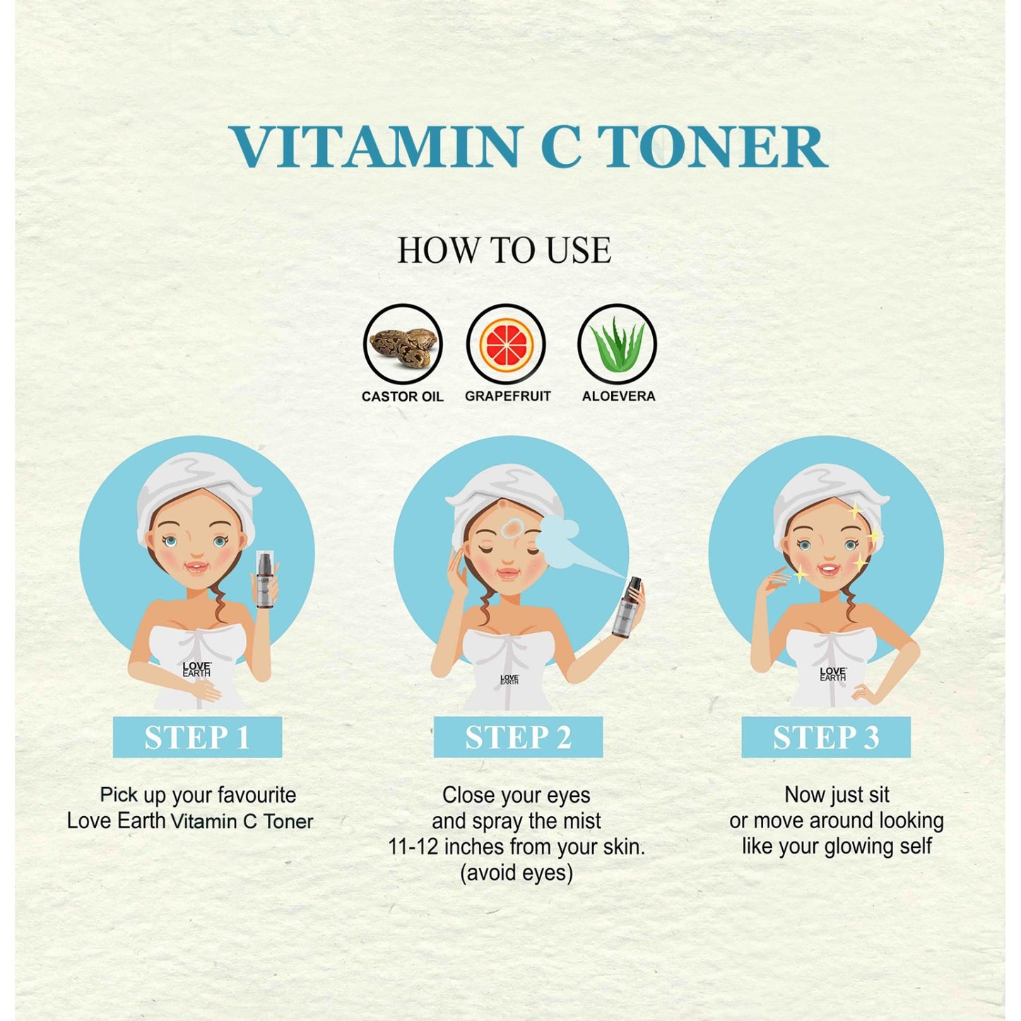 Love Earth Vitamin C Toner - 100ml