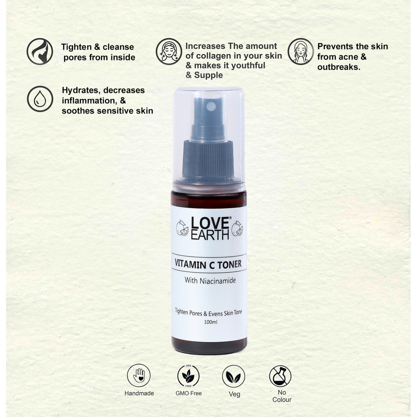 Love Earth Vitamin C Toner - 100ml