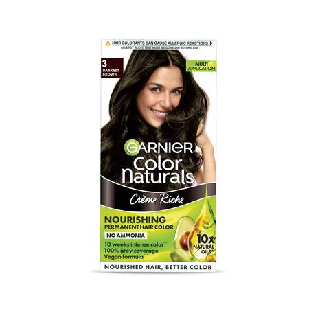 Garnier Color Naturals Shade 3 Darkest Brown